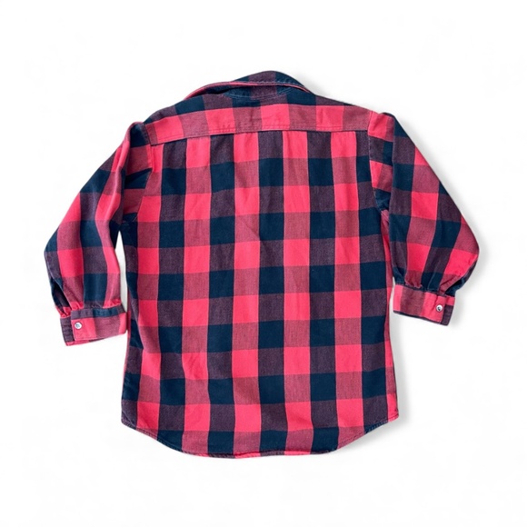 Vintage Outdoor Exchange Medium Buffalo Plaid Flannel Women's Shirt Size Medium - Picture 2 of 8